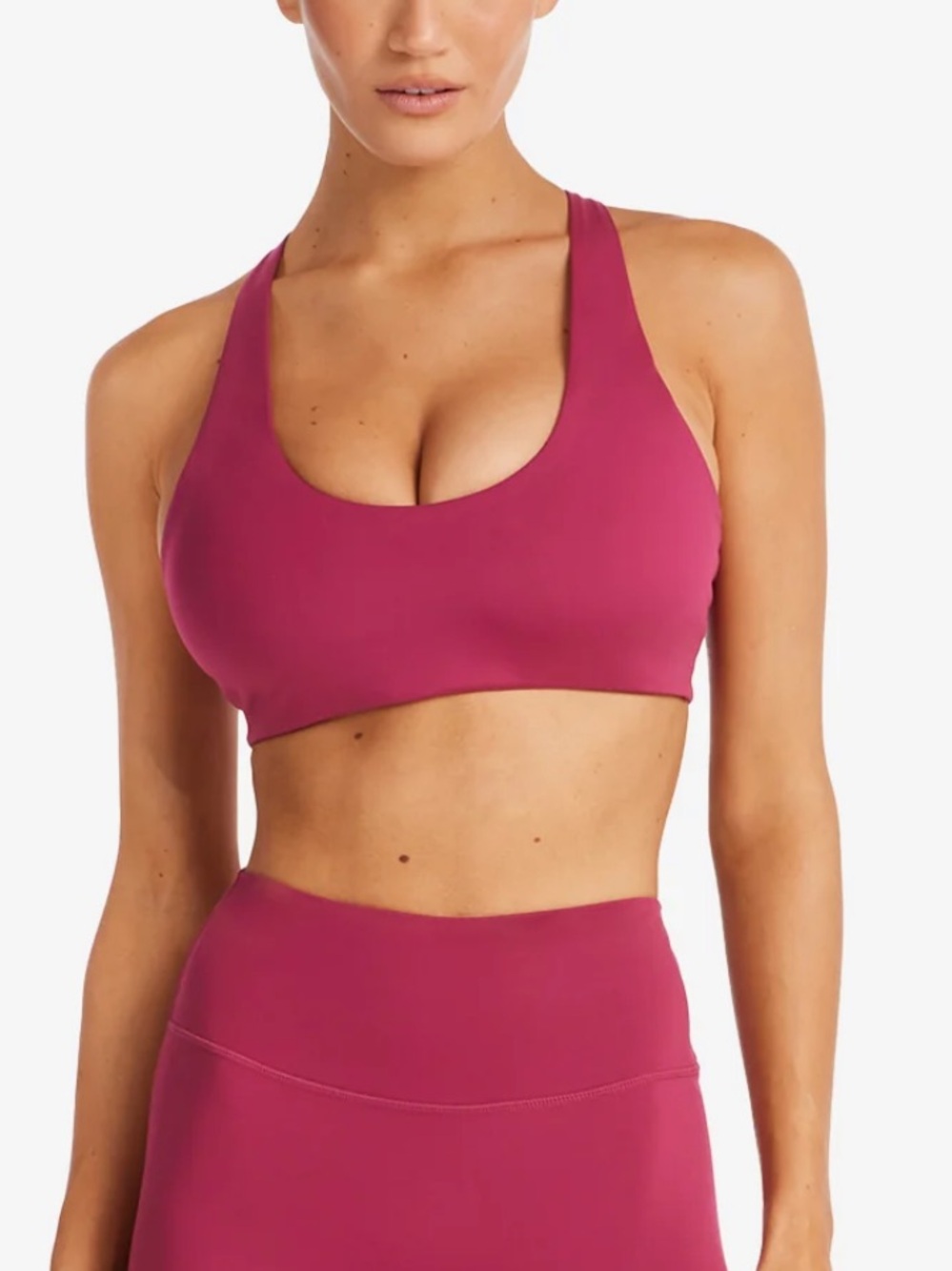 CSB Serenity Motion Crop in Berry. Women’s Large